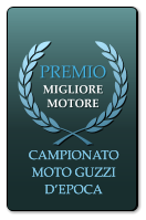 PREMIO  MIGLIORE MOTORE  CAMPIONATO MOTO GUZZI D’EPOCA CAMPIONATO MOTO GUZZI D’EPOCA