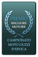 PREMIO  MIGLIORE MOTORE  CAMPIONATO MOTO GUZZI D’EPOCA CAMPIONATO MOTO GUZZI D’EPOCA