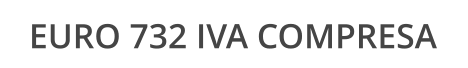 EURO 732 IVA COMPRESA